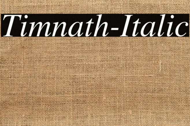 Timnath-Italic Example 2