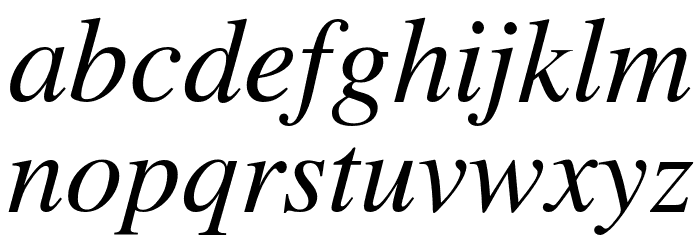 Timnath-Italic フォント 小文字