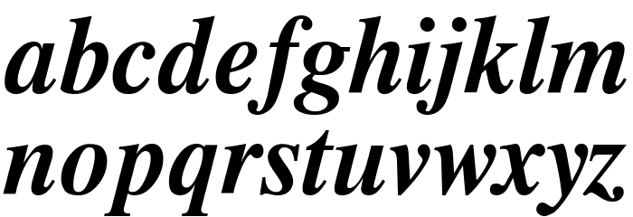Timok Bold Italic Font LOWERCASE