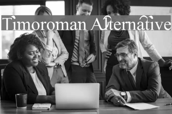 Timoroman Alternative Font examples