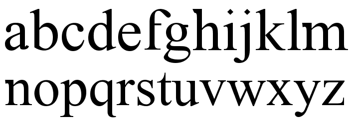 Timoroman Font LOWERCASE