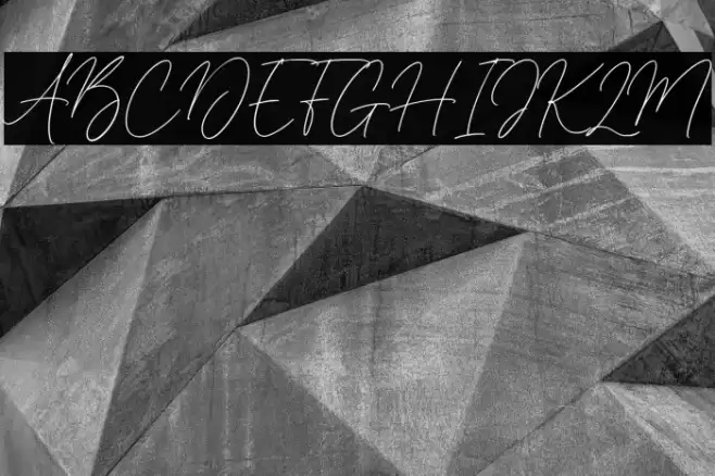 Timothy Gilbert Font examples