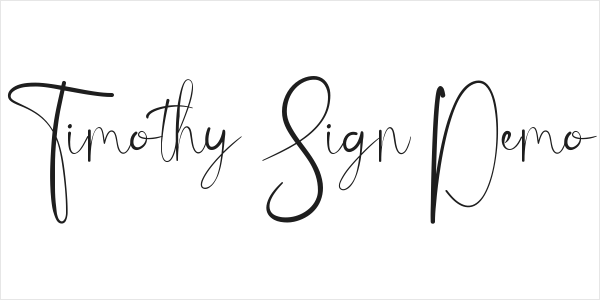 Timothy Sign Demo Logo