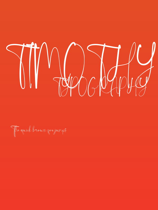 Timothy Sign Demo Poster