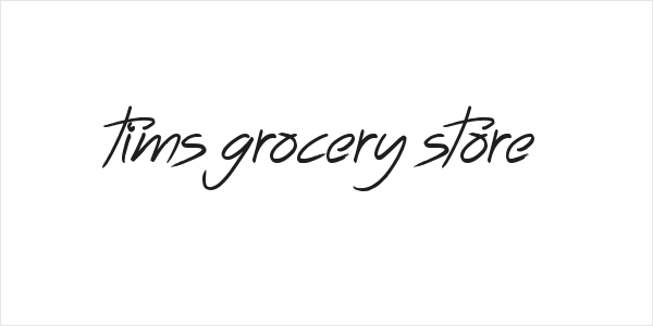 Tims Grocery Store Logo