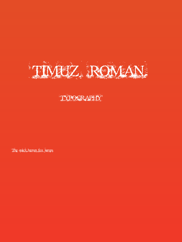 Timuz  Roman Poster