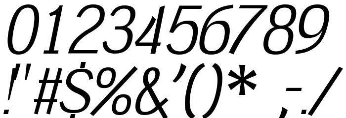 Tin Birdhouse Italic Font OTHER CHARS
