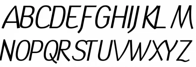 Tin Birdhouse Italic خط أحرف كبيرة