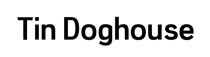 Tin Doghouse Font