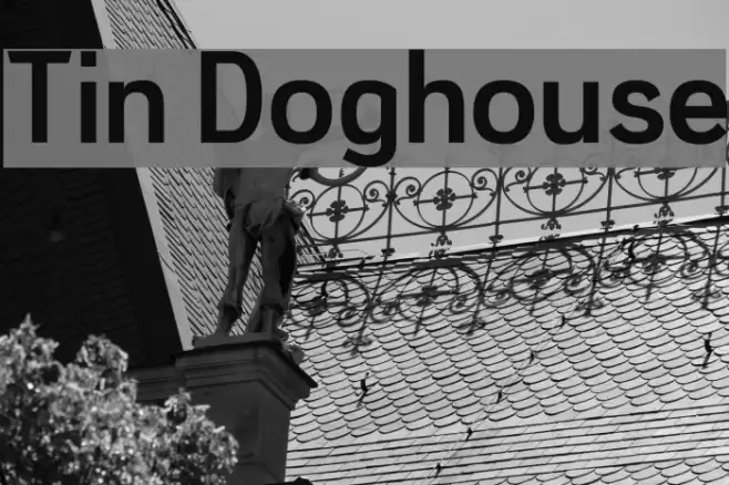 Tin Doghouse Font examples