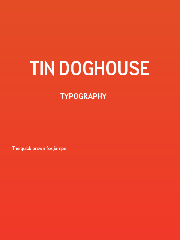 Tin Doghouse Poster
