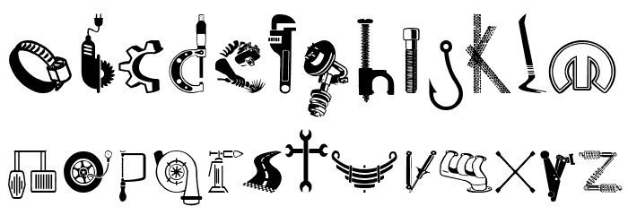 TinChariot Font LOWERCASE