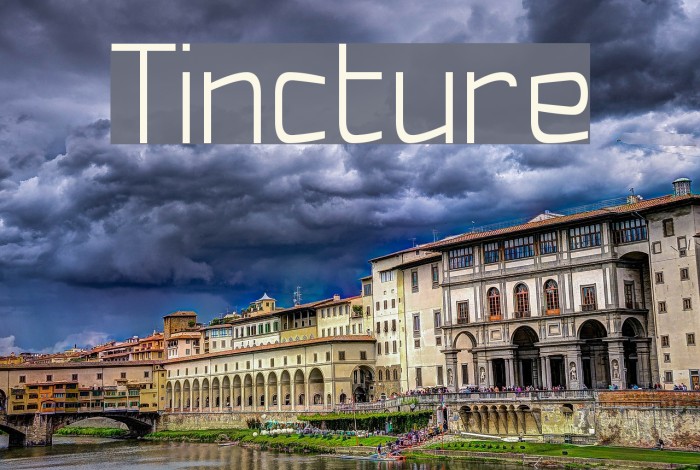 Tincture Font examples
