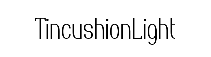 Tincushion Light  Frei Schriftart Herunterladen