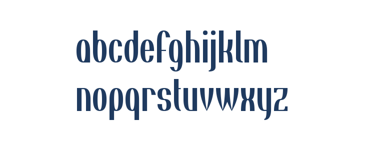 Tincushion Lowercase