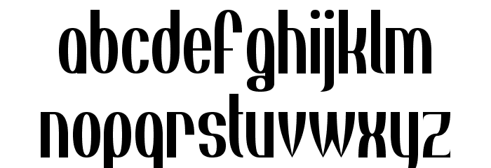 Tincushion Font LOWERCASE