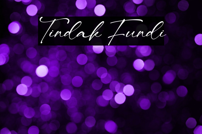 Tindak Fundi Example 3