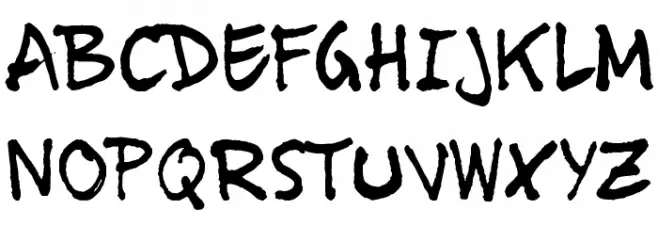 Tinet Schriftart Groß