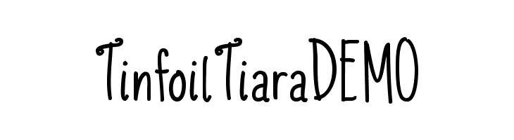 TinfoilTiaraDEMO Font
