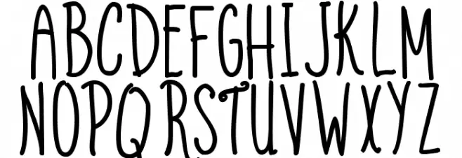 TinfoilTiaraDEMO Font Litere mari