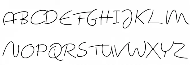 Ting Tong Schriftart Groß