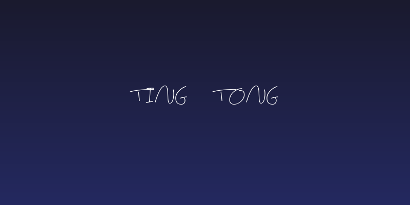 Ting Tong Social Header