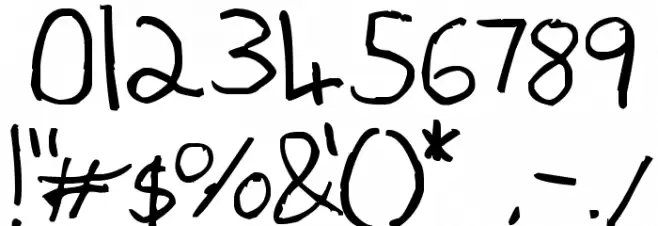 Tinga Font OTHER CHARS