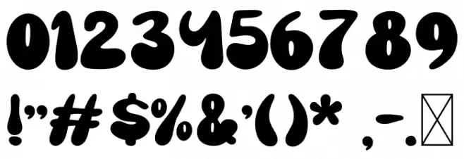 Tingker Kelly Font OTHER CHARS