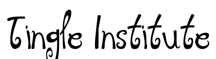 Tingle Institute Font