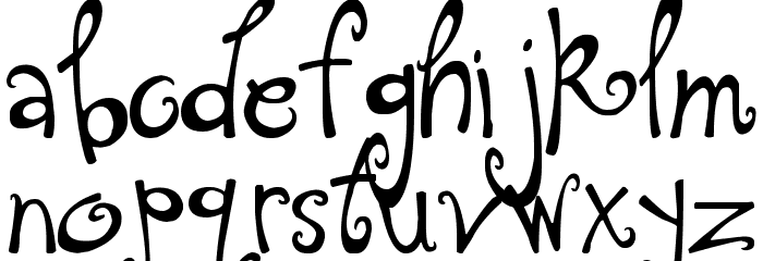 Tingle Institute Font LOWERCASE