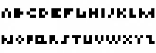 Tinier フォント 大文字