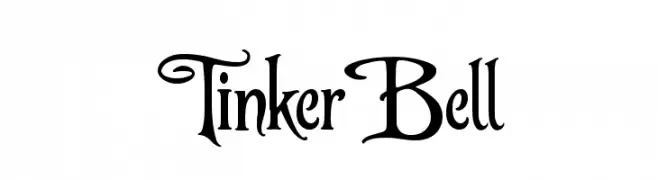 TinkerBell  font caratteri gratis