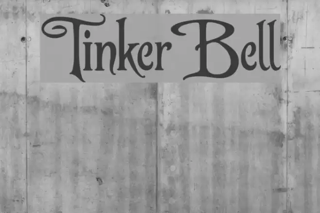 TinkerBell Font examples