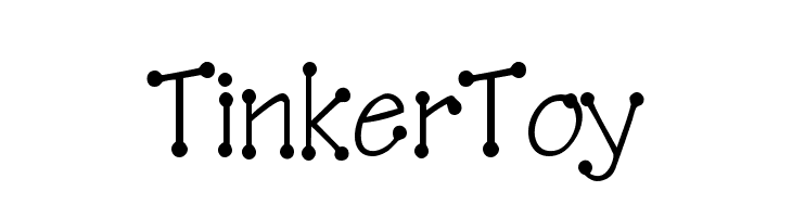 TinkerToy Font