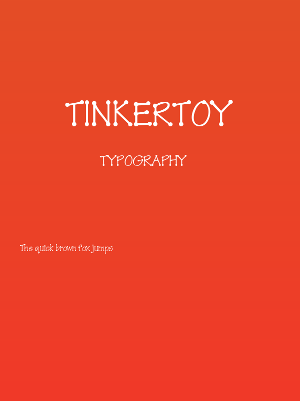 TinkerToy Poster