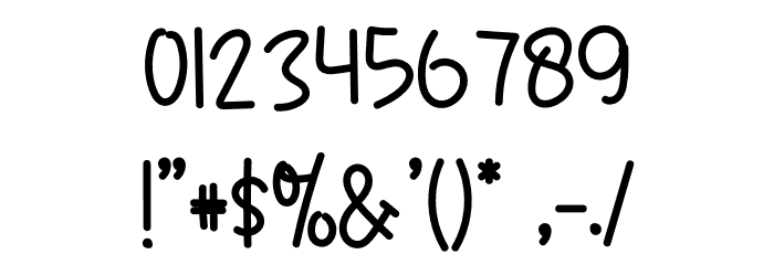 TinnyTon Font OTHER CHARS