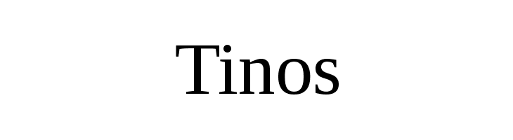 Tinos Font