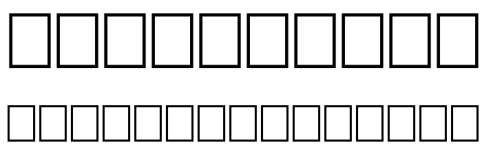 TinplateTitling Font OTHER CHARS