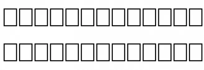 TinplateTitling 字体 大写