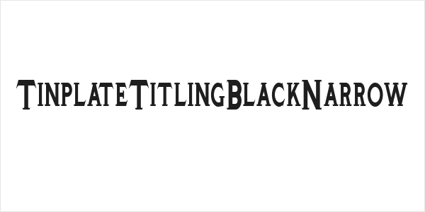 TinplateTitlingBlackNarrow Logo
