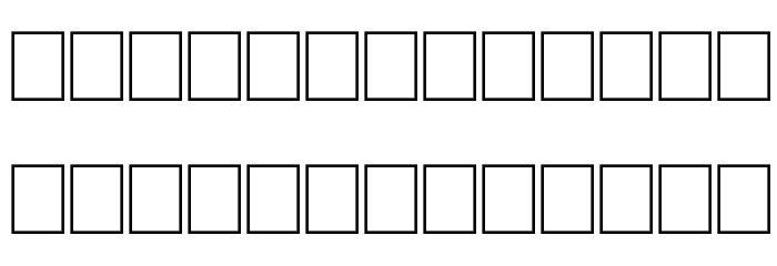 TinplateTitlingBlackWide Font LOWERCASE