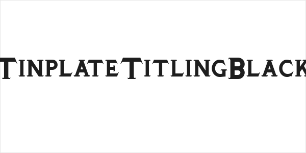 TinplateTitlingBlack Logo