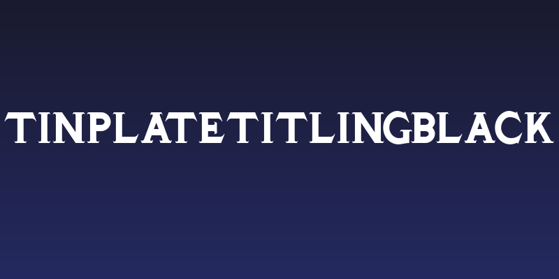 TinplateTitlingBlack Social Header