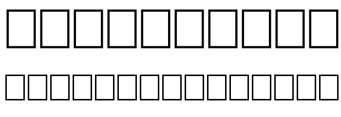 TinplateTitlingDouble Font OTHER CHARS