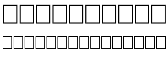TinplateTitlingShadowed フォント その他の文字