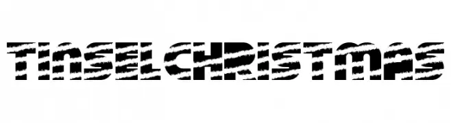 Tinsel Christmas  Fuentes Gratis Descargar