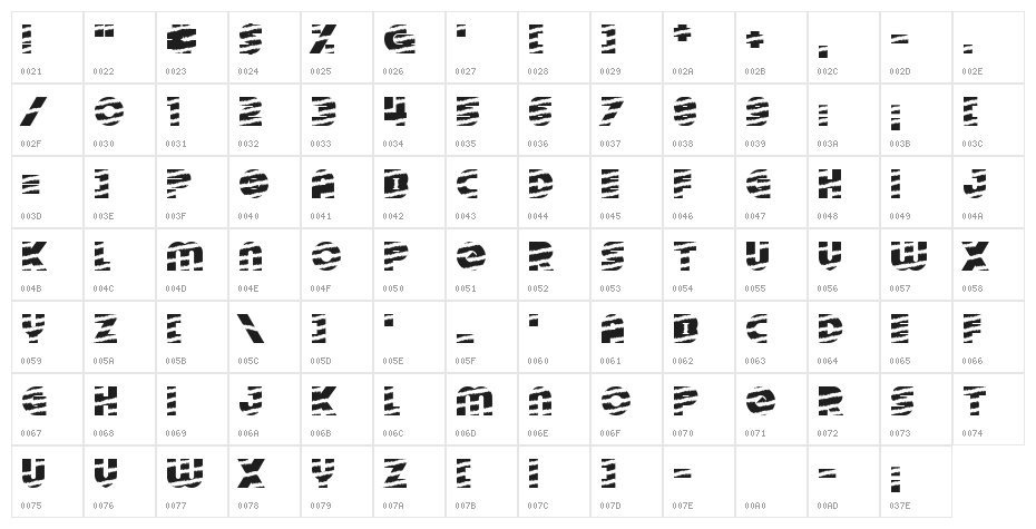Tinsel Christmas Character Map