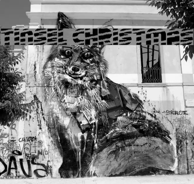 Tinsel Christmas Font examples