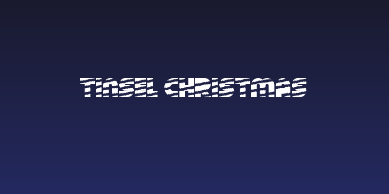 Tinsel Christmas Social Header