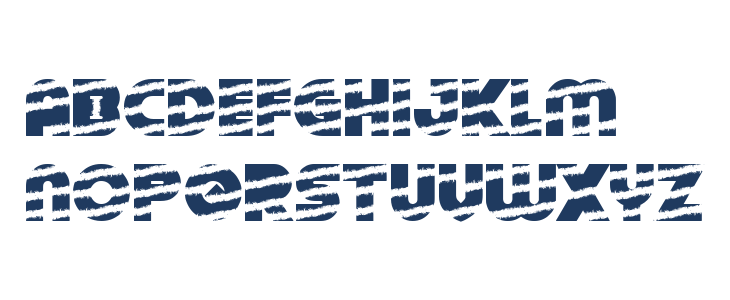 Tinsel Christmas Lowercase